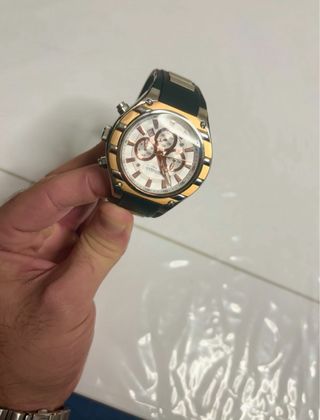 Reloj Duward Cronógrafo oro y Plata