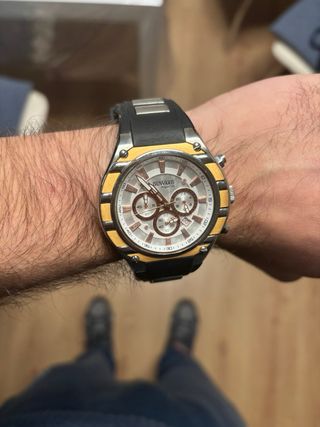 Reloj Duward Cronógrafo oro y Plata