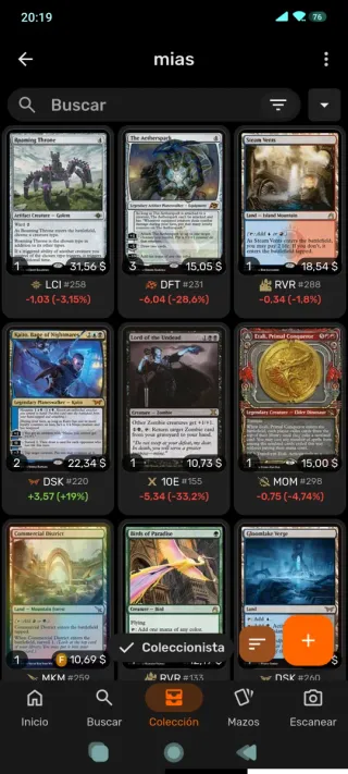 Cartas Magic The Gathering