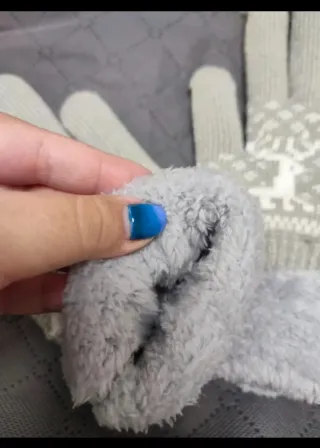 Guantes polares navidad