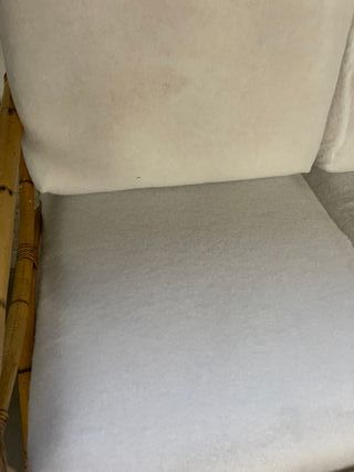 Sofá y mesa centro bambú original vintage