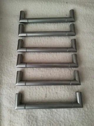 6 Agarradores Metálicos para Puertas