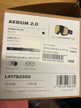 Occhiali da sci Salomon Aksium 2.0 NUOVI