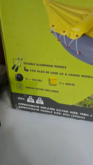 Kayak HOTMAX 2 personas 160kg 325cm