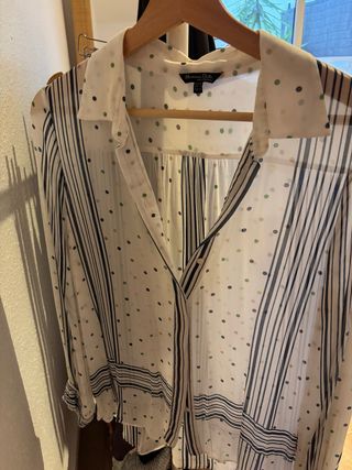 Camisa Massimo Dutti de lunares como nueva!