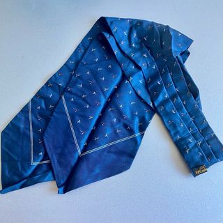 Corbata Escada Azul con Pajaritos