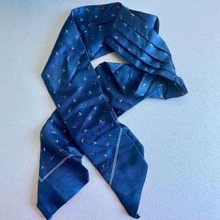 Corbata Escada Azul con Pajaritos