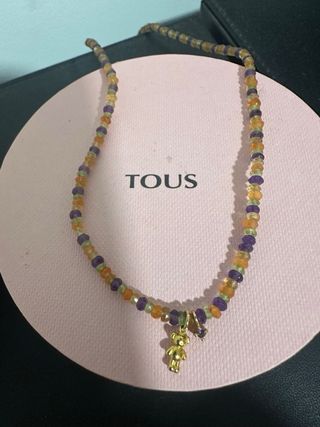 Gargantilla Tous Oro 750 Oso y Piedras