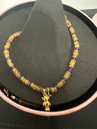 Gargantilla Tous Oro 750 Oso y Piedras