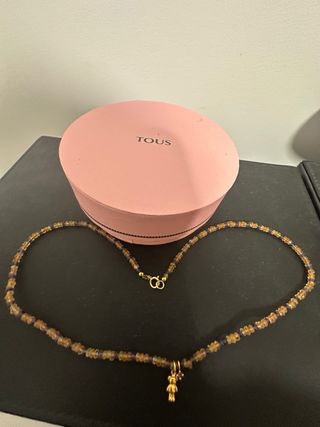 Gargantilla Tous Oro 750 Oso y Piedras