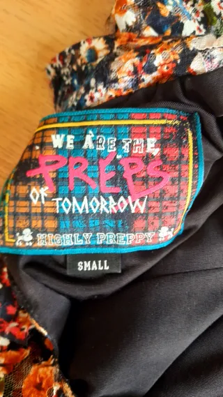 Vestido Highly Preppy floral talla XS