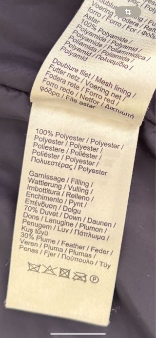 Americana acolchada Lacoste gris azulado