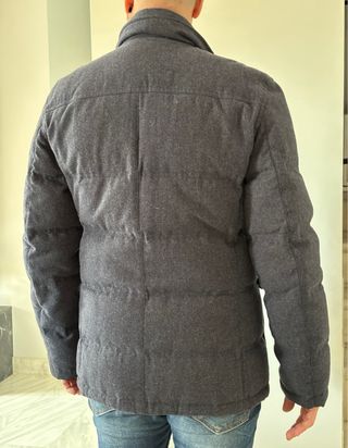 Americana acolchada Lacoste gris azulado