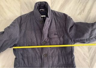 Americana acolchada Lacoste gris azulado