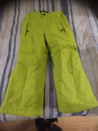 Set da sci blu navy e verde. Buone condizioni