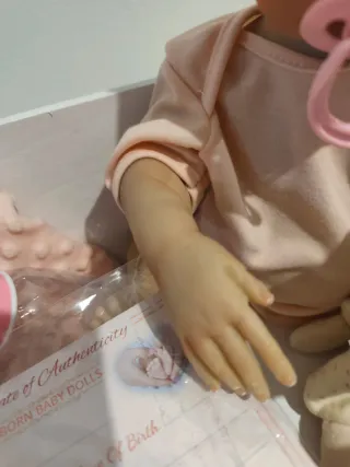 Muñeca Reborn Bebé Recién Nacida 42 cm