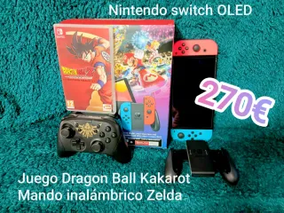 Nintendo Switch OLED + Juego y Mando
