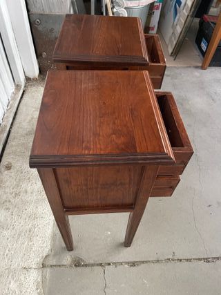 Pareja Mesitas de Noche Madera maciza