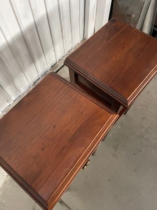 Pareja Mesitas de Noche Madera maciza