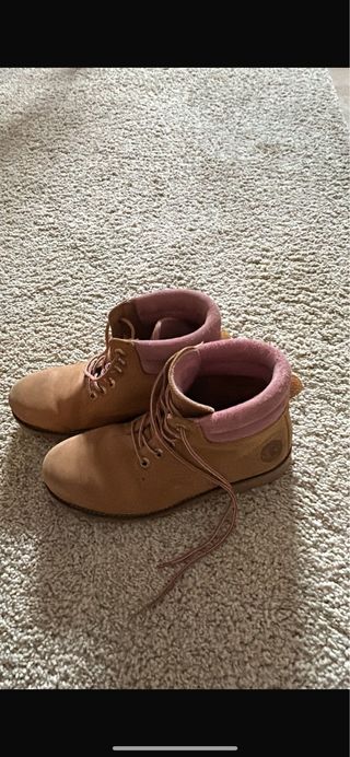 Botas Timberland Marrones y Rosas