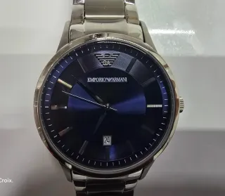 Reloj Emporio Armani Azul y Plateado
