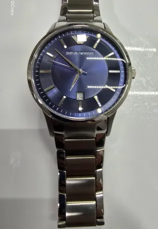 Reloj Emporio Armani Azul y Plateado