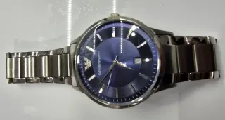 Reloj Emporio Armani Azul y Plateado