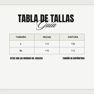 Chaleco de cuero 100 % auténtico, talla L