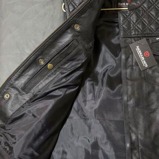 Chaleco de cuero 100 % auténtico, talla L