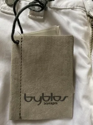Pantaloni Byblos bianchi tg 8 anni