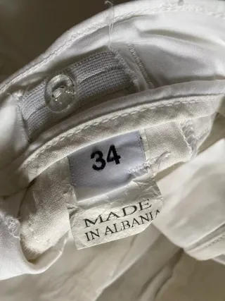 Pantaloni Byblos bianchi tg 8 anni