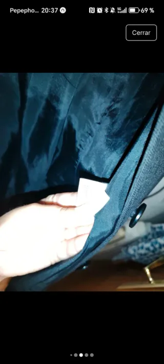 Abrigo negro elegante