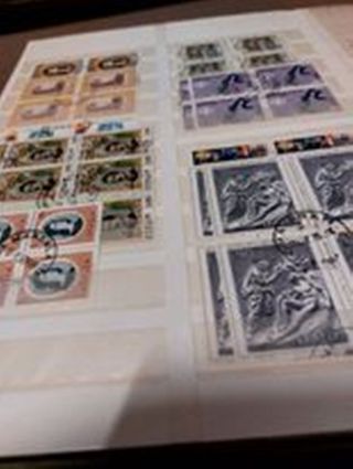 Italia 140 Quartine Commemorative Usate