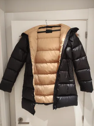 Cazadora niña HYROS Talla 14 años Negra