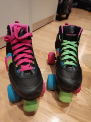 Pattini a rotelle neri per bambini