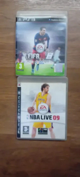 Juegos PS3: NBA 2K15, PES 2013, PES 2009