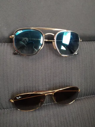 Gafas Ray-Ban Aviator Doble Puente Dorado original