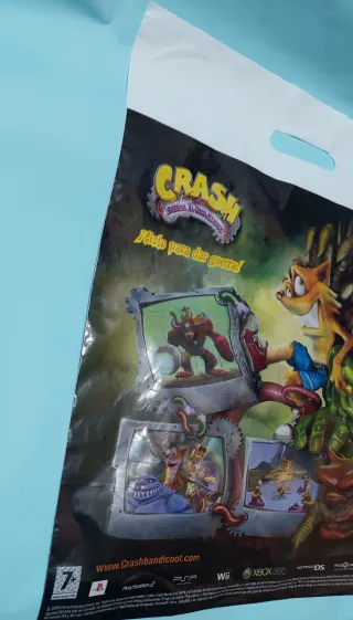 Bolsas Crash Bandicoot, Spyro, Sonic y Mario