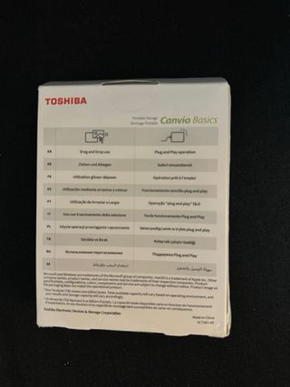 Disco Duro Toshiba 4TB Canvio Basics