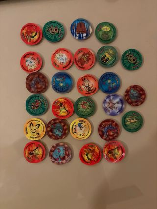 Lote 27 Tazos 3D Pokémon