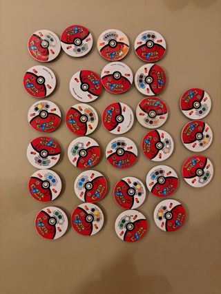 Lote 27 Tazos 3D Pokémon
