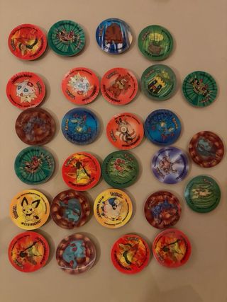 Lote 27 Tazos 3D Pokémon