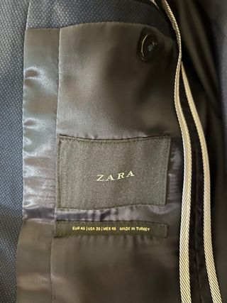 Fato Zara Azul