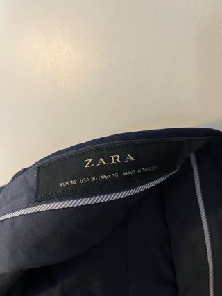 Fato Zara Azul