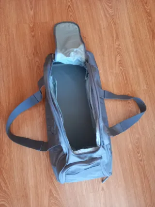 Bolsa de deporte Geonaute azul y gris