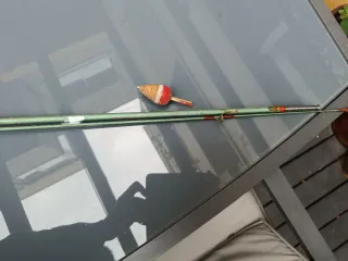 Caña de pescar con carrete