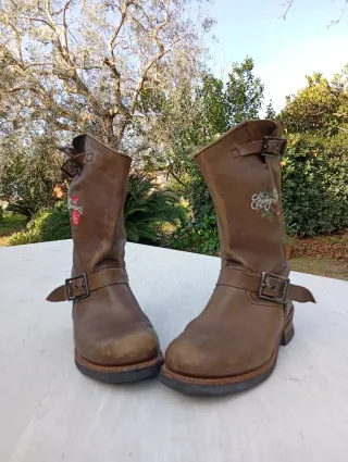 Stivali Harley Davidson Donna Rose Marroni