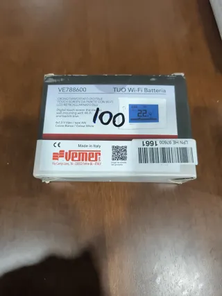 Vemer VE788600 Cronotermostato Digitale Wi-Fi
