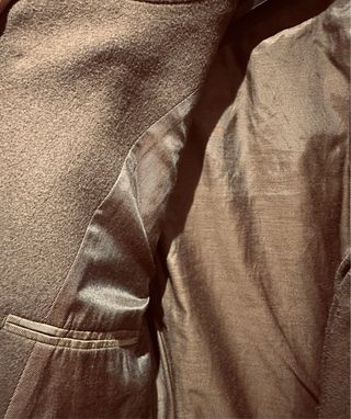 Abrigo MANGO MEN Marrón Oscuro