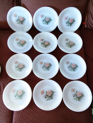 Arcopal Spain Rosas Piezas Vajilla